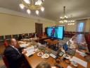 A házigazda Marek Kuchciński figyeli Németh Zsolt felszólalását – The host, Marek Kuchciński listening to the speech of Zsolt Németh
